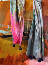 Load image into Gallery viewer, JANE THOMPSON ART SCARF Across the Land
