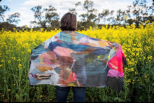 Load image into Gallery viewer, JANE THOMPSON ART SCARF Across the Land
